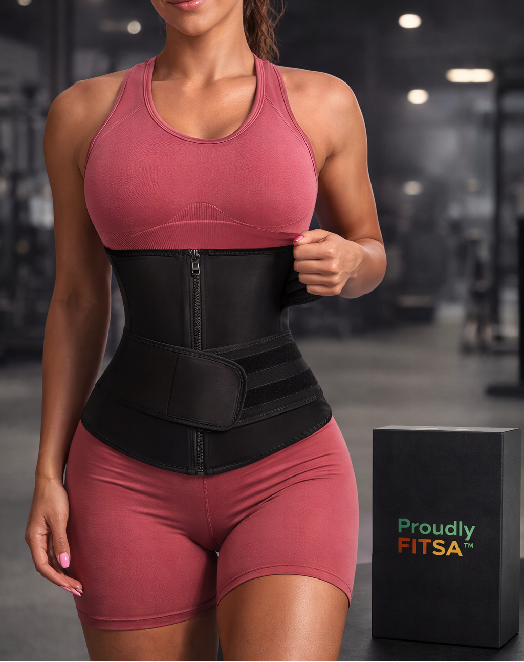 ProudlyFitSA™ SculptFit Double Belt Waist Trainer Women