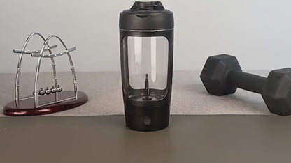 ProudlyFitSA™ - Electric Protein Shaker Bottle 400ml – USB Rechargeable Type-C - BPA-Free  (9000 RPM)